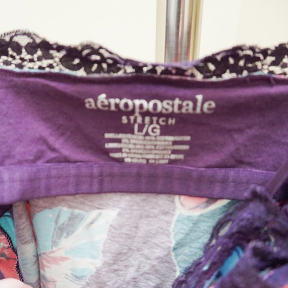 Gently Worn Purple Tank with Lace Detail -  3/$40 - Picture 3 of 3